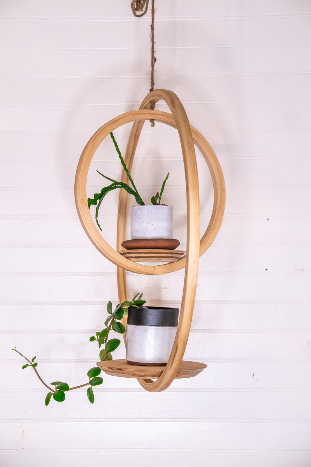 diy double plant hanger Large, Double Bubble Plant Hanger