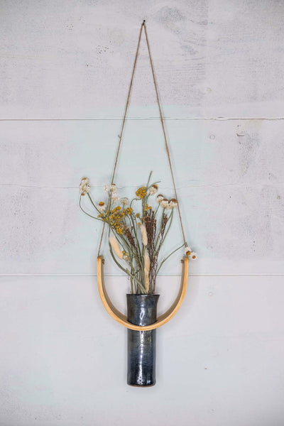 Cradle Wave Plant and Bouquet Hanger, Air Plant Holder, Plant Display, Boho Wall Hanging, Hanging Planter Indoor, Geometric Plant Hanger