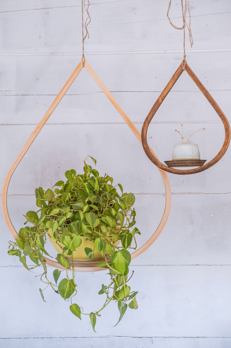 hanging saucer plant Large Tear Drop Hanging Planter, Tear Drop Plant Hanger, Planter With