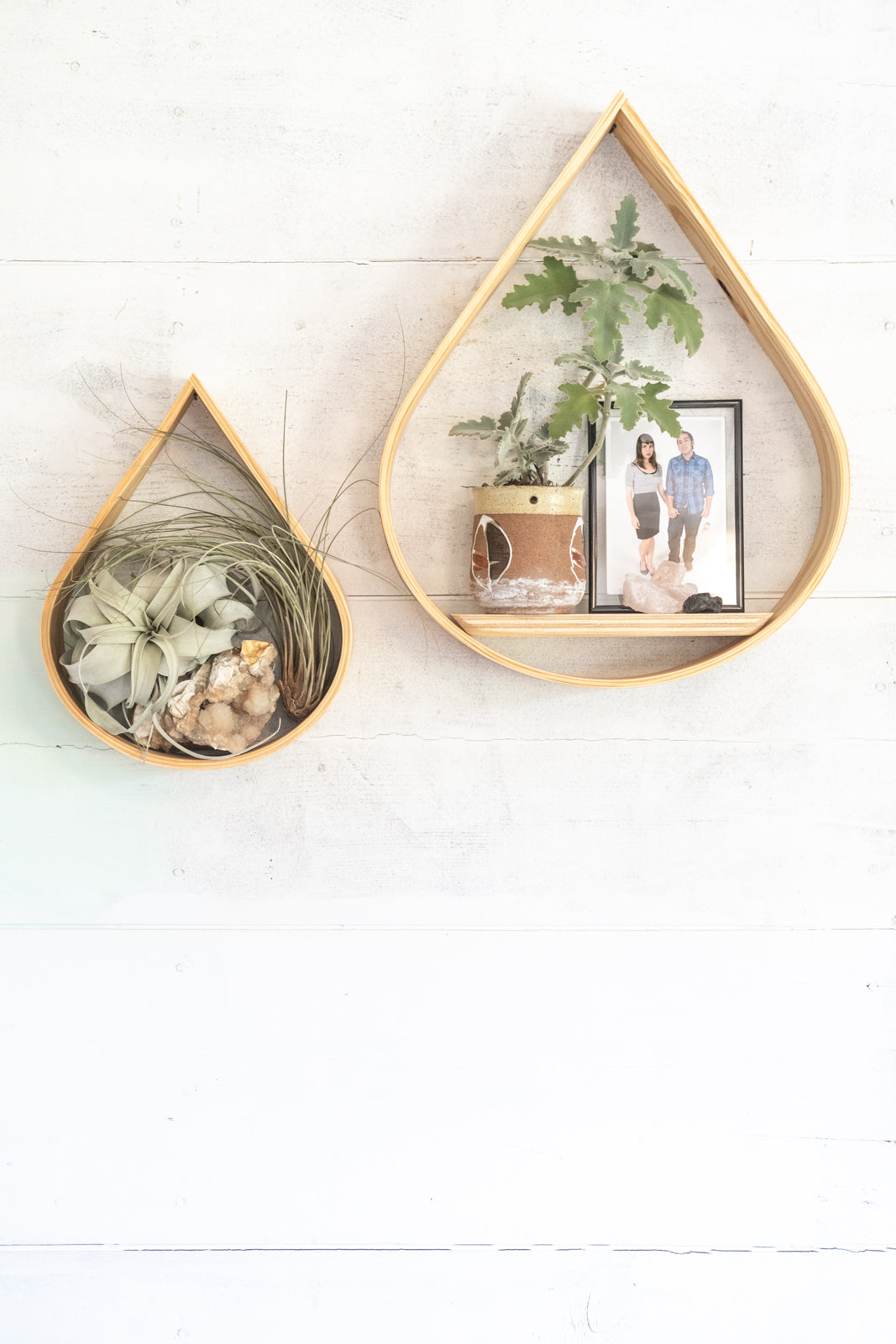 wooden frame for hanging plants Small Teardrop Plant Shelf Cubby | Wall Shelf | Wall Hanging | Plant Hanger Indoor | Wall Display Shelf | Modern Wall Shelf
